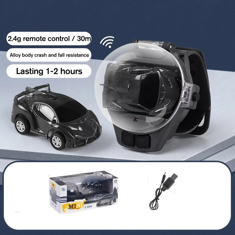 Remote Control Mini Car Watch