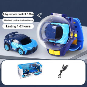 Remote Control Mini Car Watch