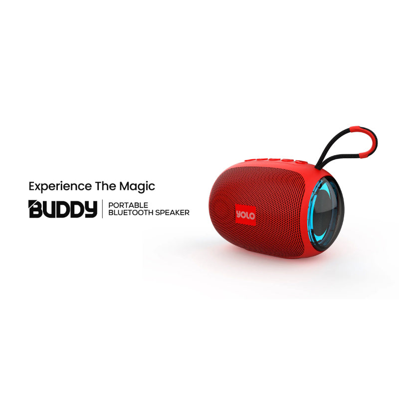 Yolo Buddy Mini Portable Bluetooth Speaker With Dynamic RGB Lights