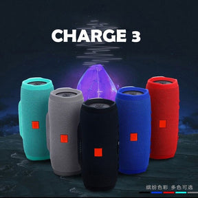 CHARGE3+ Music Shockwave Wireless and Waterproof Bluetooth Speaker