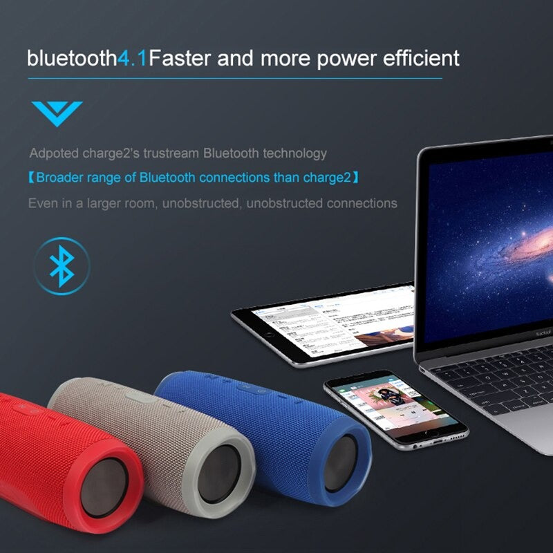 CHARGE3+ Music Shockwave Wireless and Waterproof Bluetooth Speaker