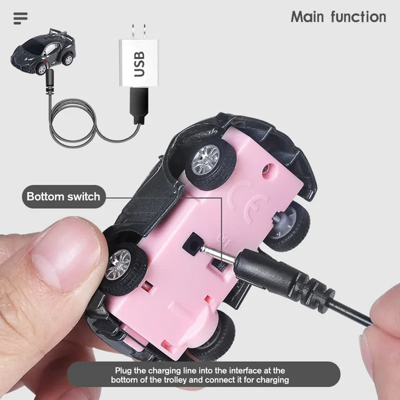 Remote Control Mini Car Watch