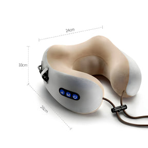 Charging Massaging Neck Pillow for Car/Outdoors