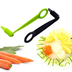 Manual Spiral Screw Slicer Plastic Potato Carrot Cucumber Cutter Slicer Fruit Vegetables Tools Kitchen Gadgets Accessories