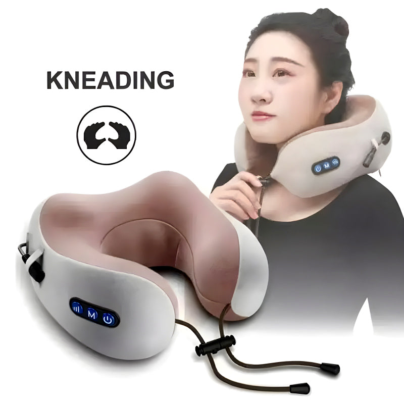 Charging Massaging Neck Pillow for Car/Outdoors