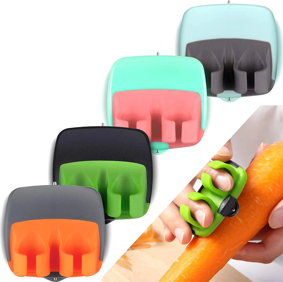 Fruit & Vegetable Peeler Finger Peeler Vegetable Hand Peeler Hand Palm Vegetable Fruit Peeler Fruit SlicerKitchen Gadget