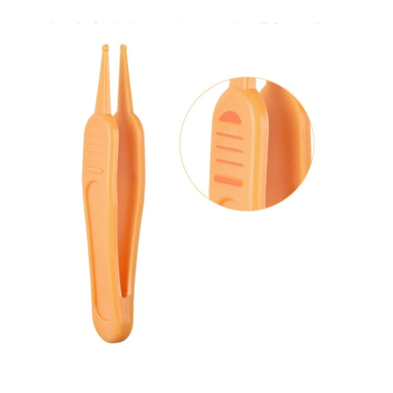 Baby Dig Booger Clip Infants Ear Nose Navel Clean Tools Kids Safety Tweezers Cleaning Forceps Toddler Nasal Cavity Care Supplies