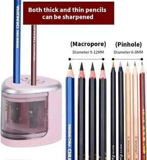 Two-hole Electric Automatic Pencil Sharpener For Your Home, Office and School