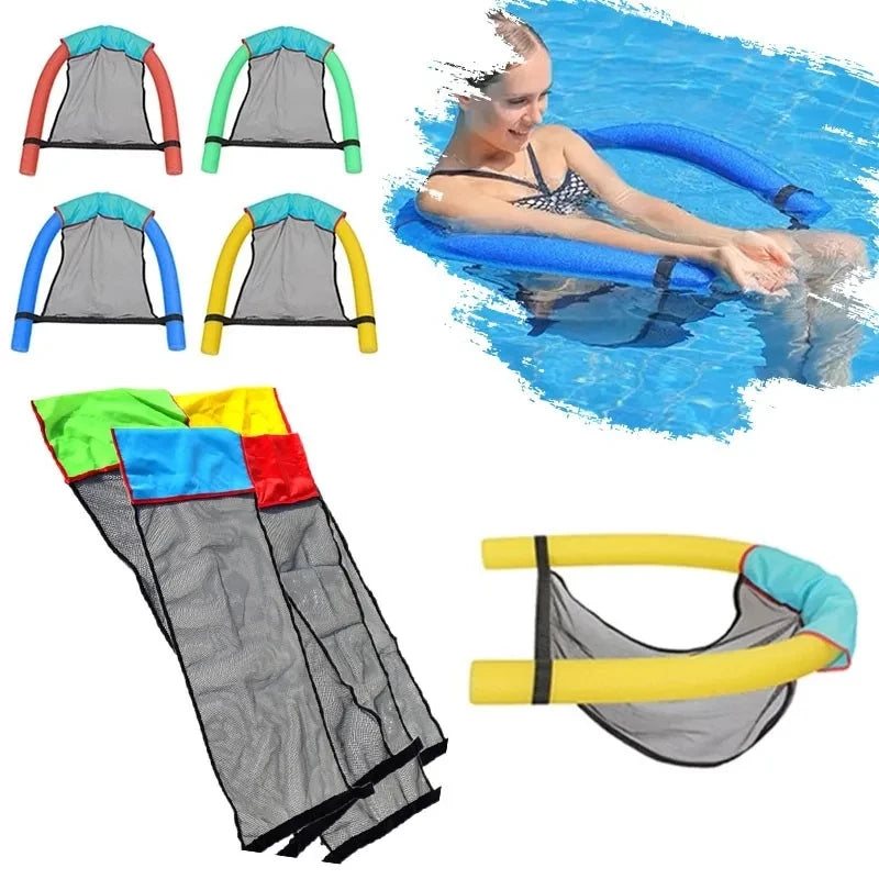 Swimming Pool Mat Floating Water Hammock Net Cover Inflatable Floating Ring Hammock Swimming Pool Chair Swim Ring Bed Parts