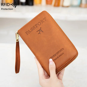 Travel Partner Leather Bag to Organize Your Passport, Cards and Other Travel Accessories.