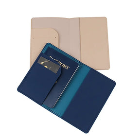 Fashion PU Leather Travel Passport Covers Women Men Passport Holder ID Credit Card Holder Case Business Card Passport Wallet