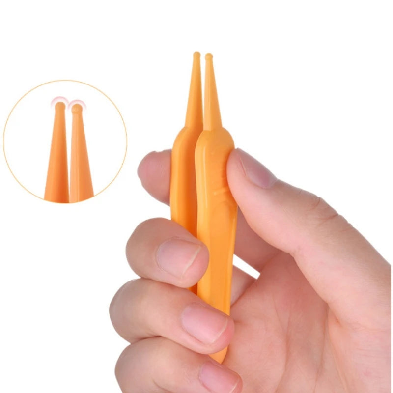 Baby Dig Booger Clip Infants Ear Nose Navel Clean Tools Kids Safety Tweezers Cleaning Forceps Toddler Nasal Cavity Care Supplies