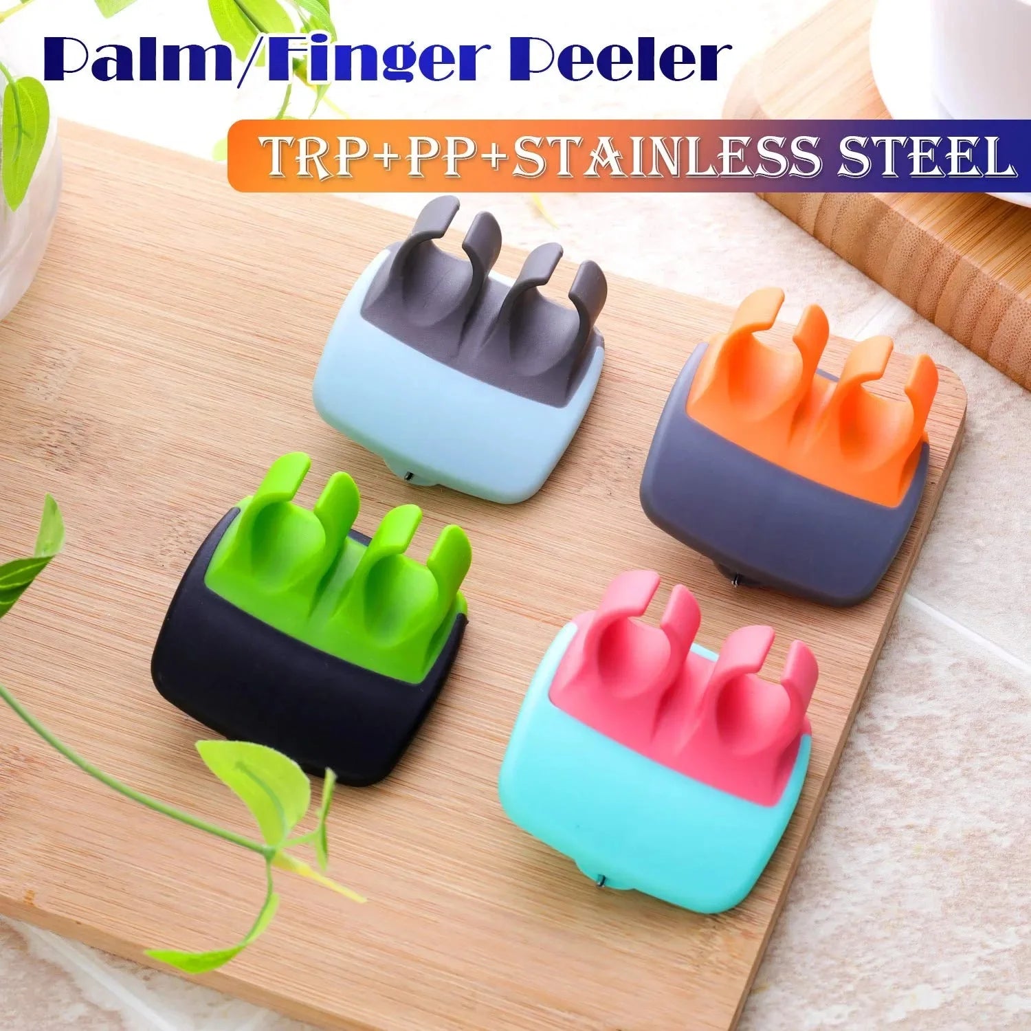 Fruit & Vegetable Peeler Finger Peeler Vegetable Hand Peeler Hand Palm Vegetable Fruit Peeler Fruit SlicerKitchen Gadget