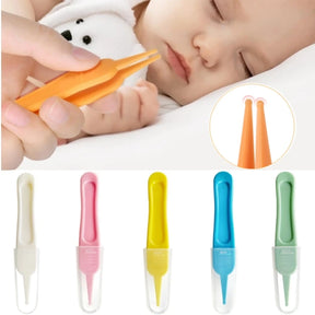 Baby Dig Booger Clip Infants Ear Nose Navel Clean Tools Kids Safety Tweezers Cleaning Forceps Toddler Nasal Cavity Care Supplies