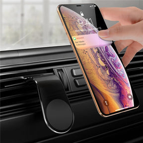 Magnetic Car Phone Holder Air Vent Clip Mount Rotation Cellphone GPS Support For Samsung Xiaomi Huawei Mobile Phone Holder Stand