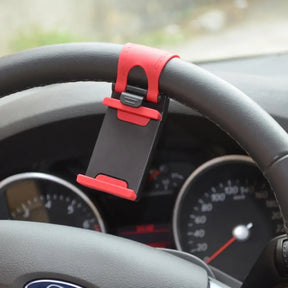 Convenient Phone Bracket For Car Steering When For More Safe Driving. Standard Bracket Which Comes in Different Colors.