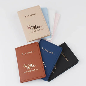 Fashion PU Leather Travel Passport Covers Women Men Passport Holder ID Credit Card Holder Case Business Card Passport Wallet