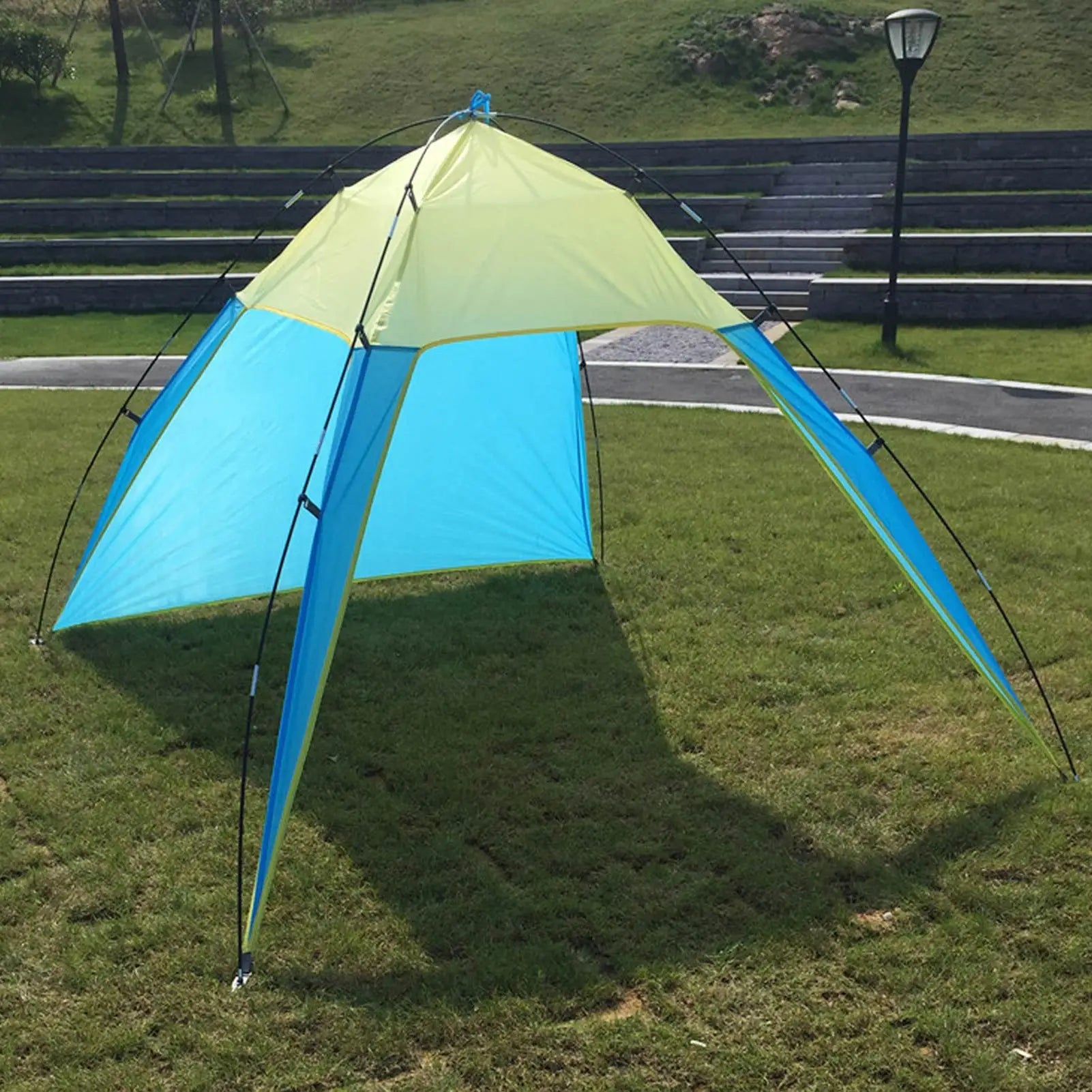 Outdoor Canopy Beach Shelter Lightweight Sun Shade Tent Waterproof Tent Garden Sun Awning Fishing Camping Travel Accessories