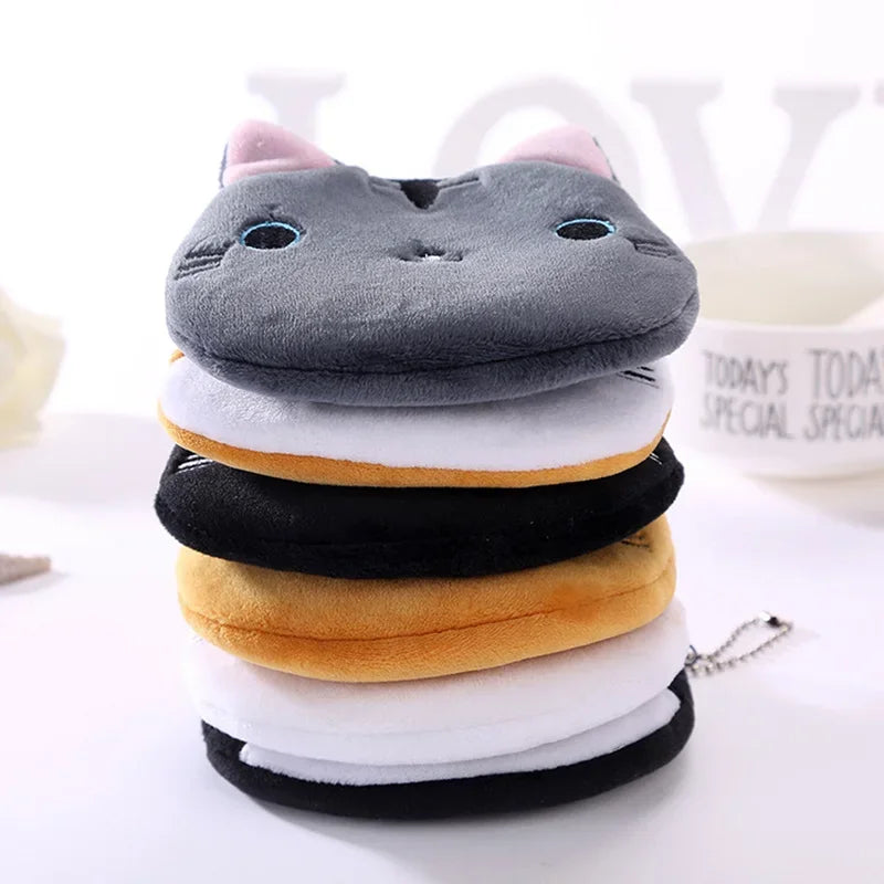 Small Cute Soft Zipper Panda Coin Purse Coin Key Bag Female Child Multifunctional Women Frog Wallets Headset Bag Christmas Gift