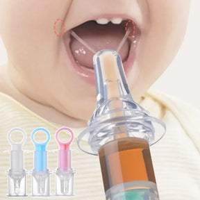 Baby kids Smart Medicine Dispenser Needle Feeder Squeeze Medicine Dropper Dispenser Pacifier Feeding Utensils