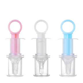 Baby kids Smart Medicine Dispenser Needle Feeder Squeeze Medicine Dropper Dispenser Pacifier Feeding Utensils