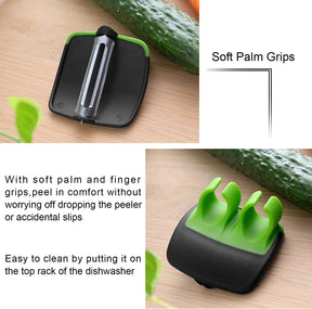 Fruit & Vegetable Peeler Finger Peeler Vegetable Hand Peeler Hand Palm Vegetable Fruit Peeler Fruit SlicerKitchen Gadget