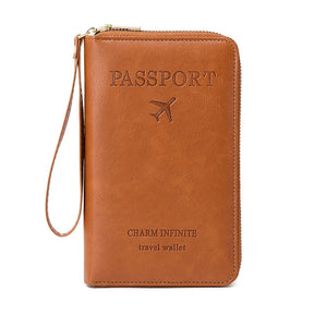 Travel Partner Leather Bag to Organize Your Passport, Cards and Other Travel Accessories.