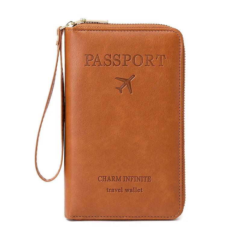 Travel Partner Leather Bag to Organize Your Passport, Cards and Other Travel Accessories.