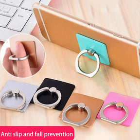 Mobile Phone Holder - Finger Ring Phone Holder 360 Degree Rotating Mobile Phone Holder Socket - Round Phone Ring Holders Mount Stand Accessories