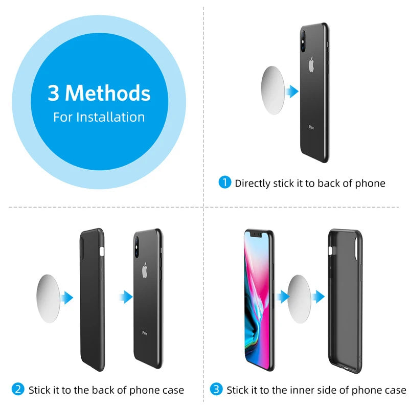 Magnetic Car Phone Holder Air Vent Clip Mount Rotation Cellphone GPS Support For Samsung Xiaomi Huawei Mobile Phone Holder Stand