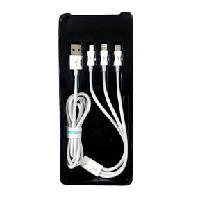 SOVO SC-301 High Quality 3.4A Fast Charge 3-In-1 USB Cable