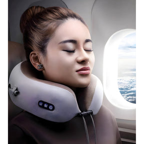 Charging Massaging Neck Pillow for Car/Outdoors