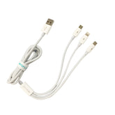 SOVO SC-301 High Quality 3.4A Fast Charge 3-In-1 USB Cable