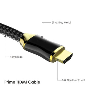 HDMI Cable 2.0 Zinc Alloy Cord 24k Gold-Plated 4K 1080P Universal 1.5m