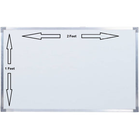 Dry Erase White Board Hanging Writing Drawing & Planning Whiteboard